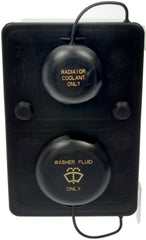 Dorman 603-212 reservoir side view shows compact, OEM-like geometry.