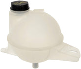 Dorman 603-844 coolant reservoir close-up, direct replacement ready.