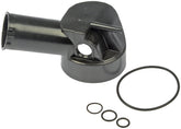 Dorman 603-900 power steering reservoir close-up showing sturdy build for reliable fit