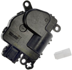 Dorman 604-024 HVAC blend door actuator front view showing fit alignment