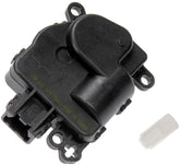Dorman 604-045 HVAC blend door actuator in direct replacement installation shot