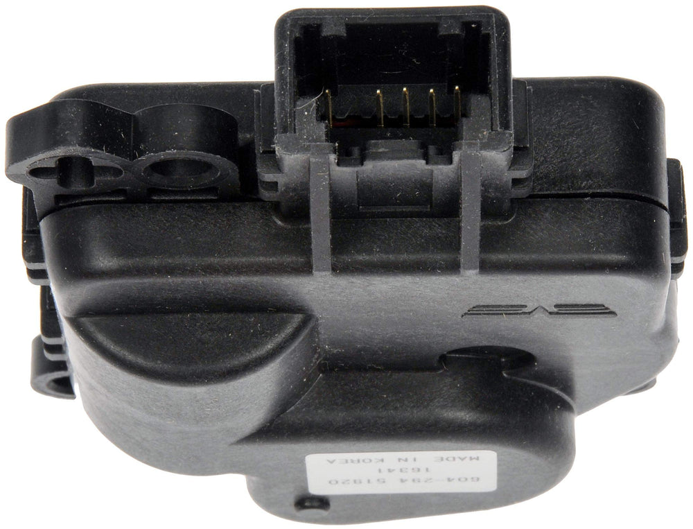 Dorman 604-294 HVAC blend door actuator electrical connector close-up for secure wiring.