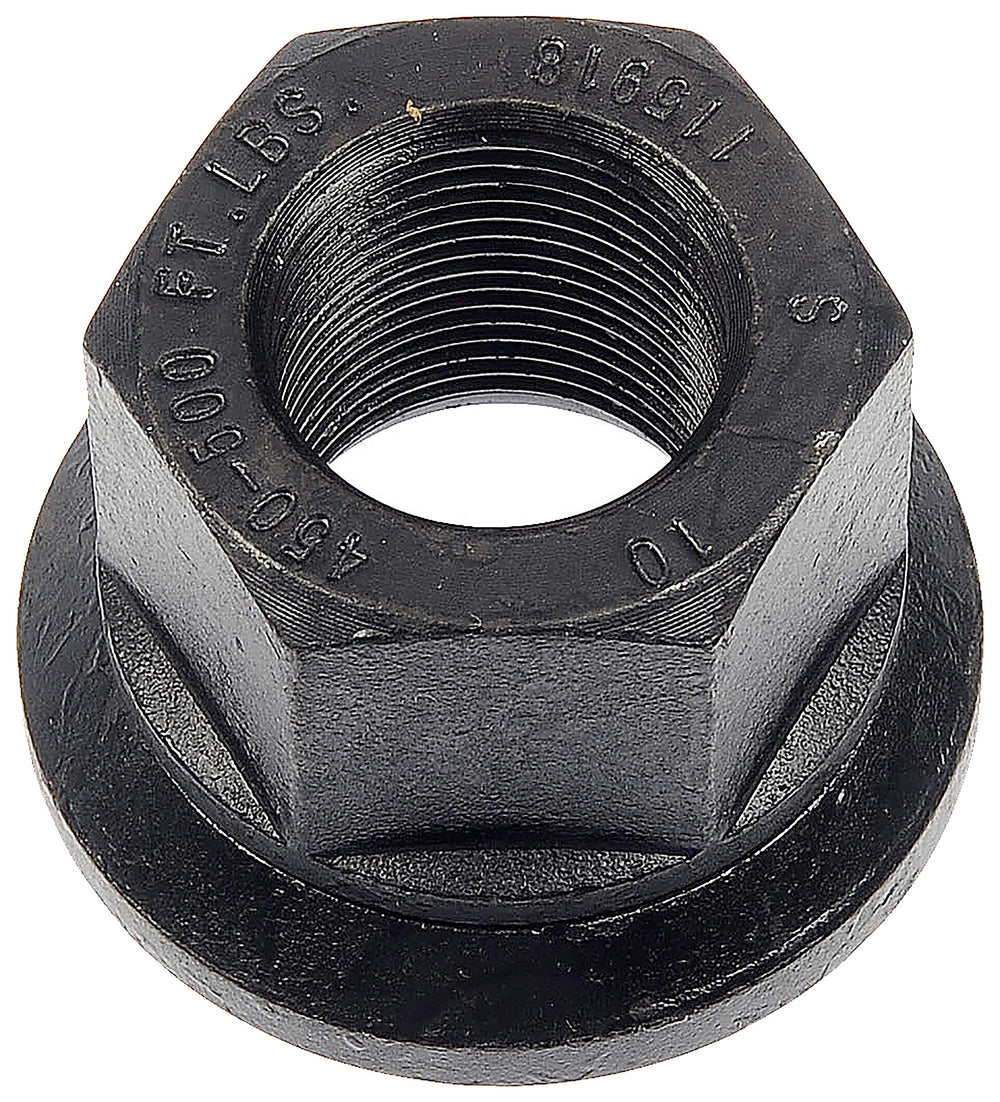 Dorman 611-0030-10 wheel nut, 33mm hex, close-up showing durable, secure OE-style fit.