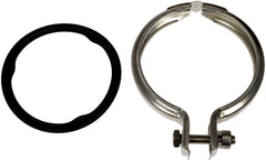 Dorman 667-523 exhaust clamp – bolt area detail emphasizes secure connection.