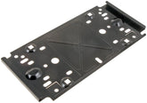 Dorman 68148 front license plate bracket installed on a vehicle for secure mounting