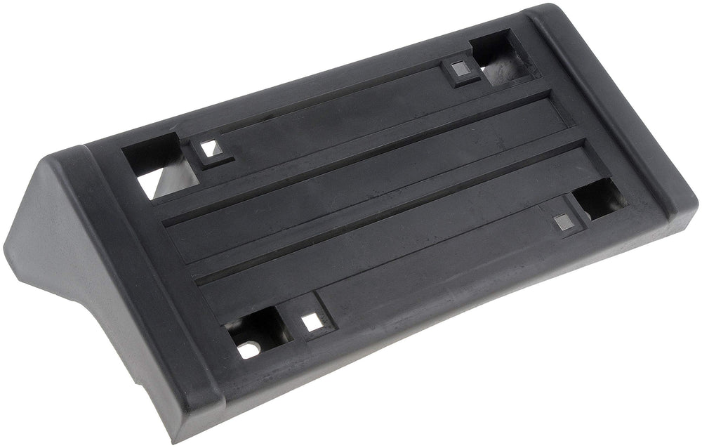 Dorman 68184 front license plate bracket offers factory-fit precision for Cadillacs, Chevrolets, and GMCs.
