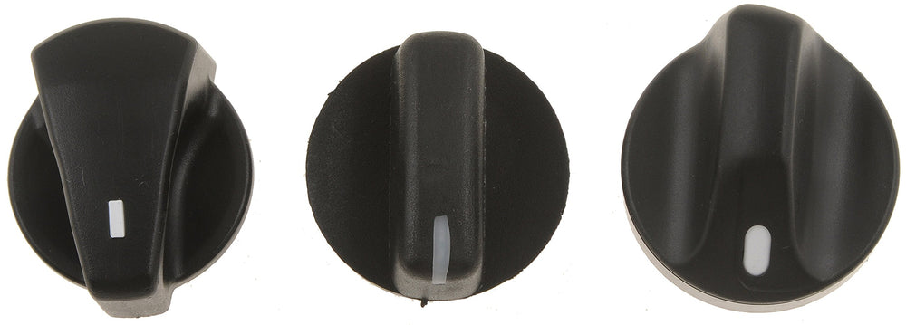 Dorman 76884 knob installed in dashboard restoring HVAC control.