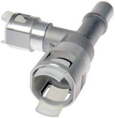 Dorman 800-413HP heater hose connector side view shows precision fit.