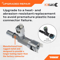 Dorman 800-414HP metal heater hose connector for Chevrolet, easy installation