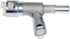 Dorman 800-414HP metal heater hose connector showing rugged metal construction