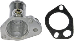 Dorman 902-1001 thermostat housing closeup showing robust construction for reliable cooling