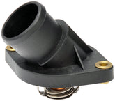 Dorman 902-3312 engine coolant thermostat housing close-up for reliable replacement.