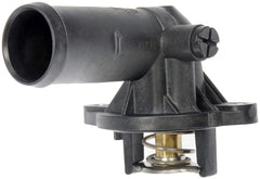Dorman 902-852 engine coolant thermostat housing front view highlights robust durability