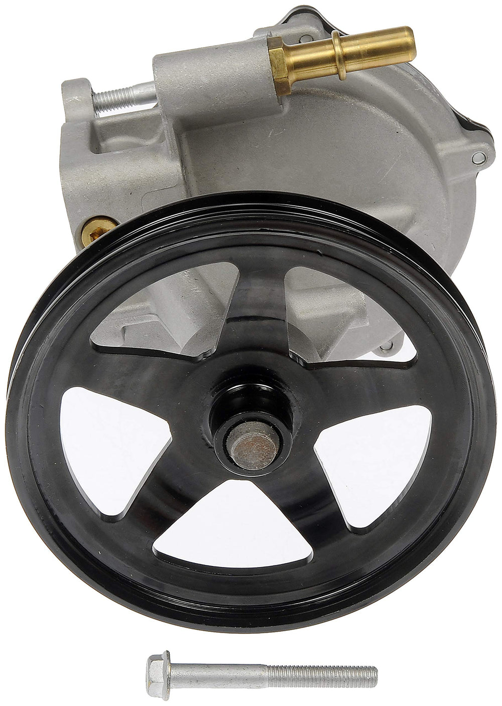 Dorman 904-861 vacuum pump packaging close-up emphasizing durability
