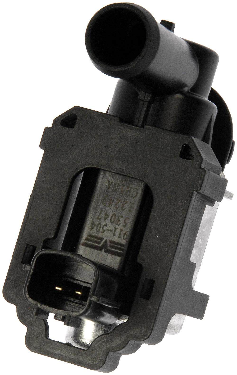 Dorman 911-504 vapor canister vent solenoid closeup for durable EVAP system control.