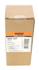 Packaging box for Dorman 926-127 rear axle bolt kit with part details