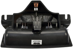Dorman center console latch in hand shows installation-ready part.