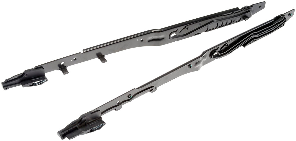 Dorman 926-550 sunroof track guide front view showing precise fit for Ford and Lincoln models.