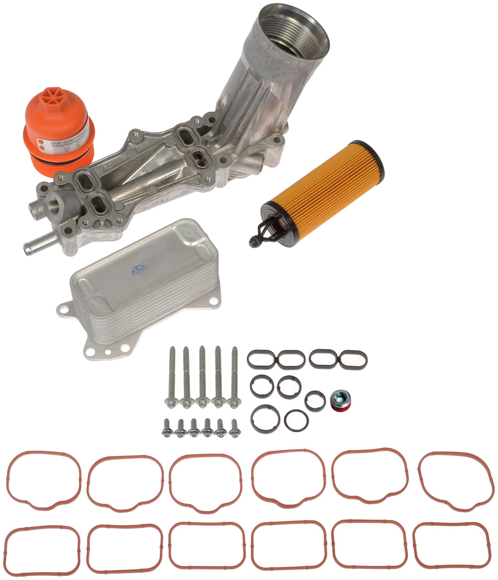 Dorman 926-959 aluminum oil filter housing for leak-resistant replacement