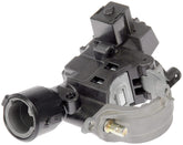 Dorman 989-019 ignition lock housing front view shows durable cam design for reliable ignition