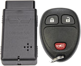 Dorman 99161 keyless remote front view with three-button design for quick vehicle entry