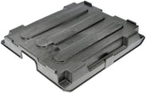 Dorman battery box cover, front view, protects terminals in Chevy and GMC models