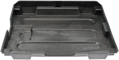 Dorman battery box cover, side view; prevents corrosion of terminals and connections