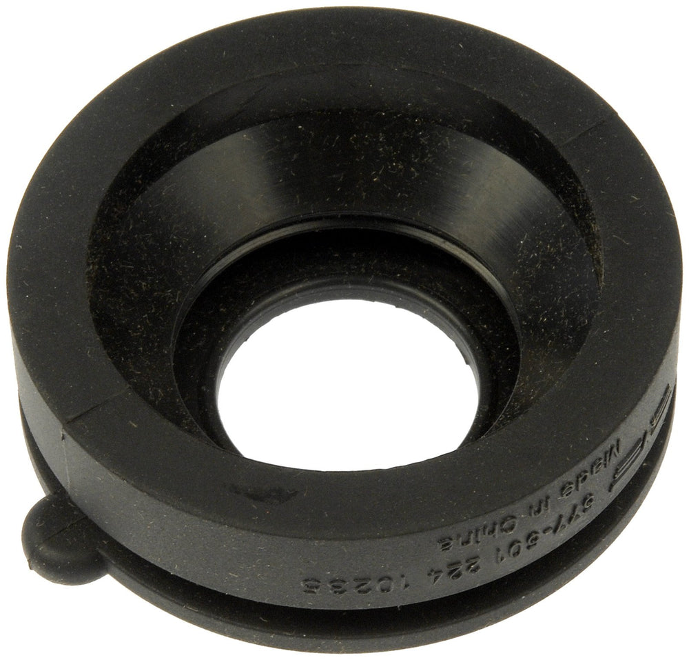 Dorman fuel filler neck seal closeup shows durable construction for lasting sealing