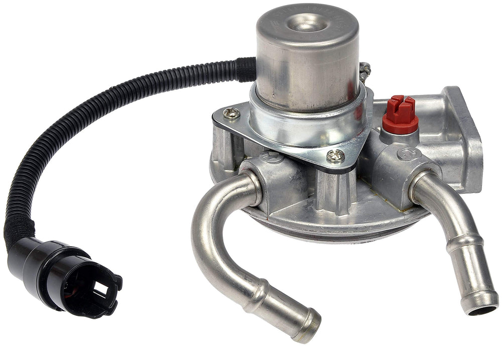 Dorman fuel filter housing front view ready-to-install with included hardware for faster repairs.