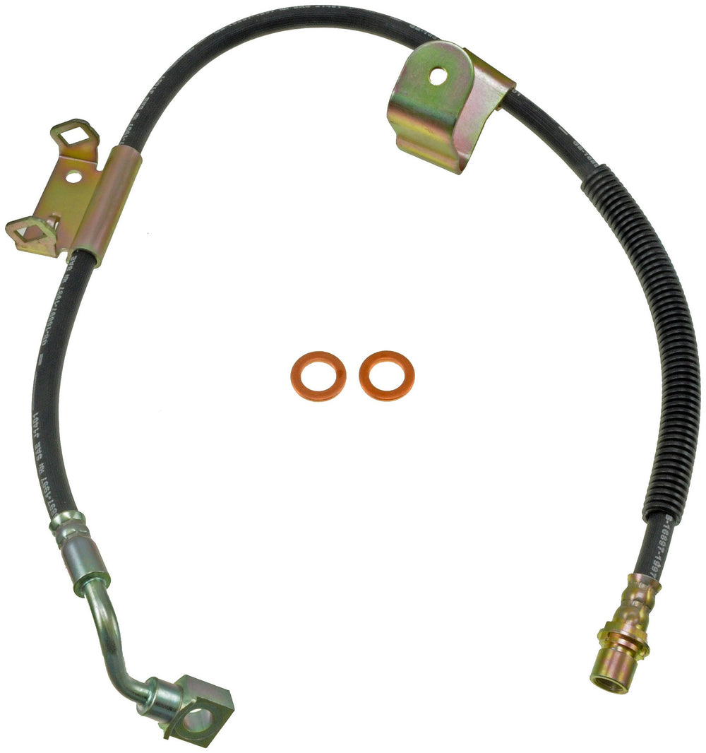 Dorman H620051 front driver side brake hose for Chevrolet Silverado with precise fitment.