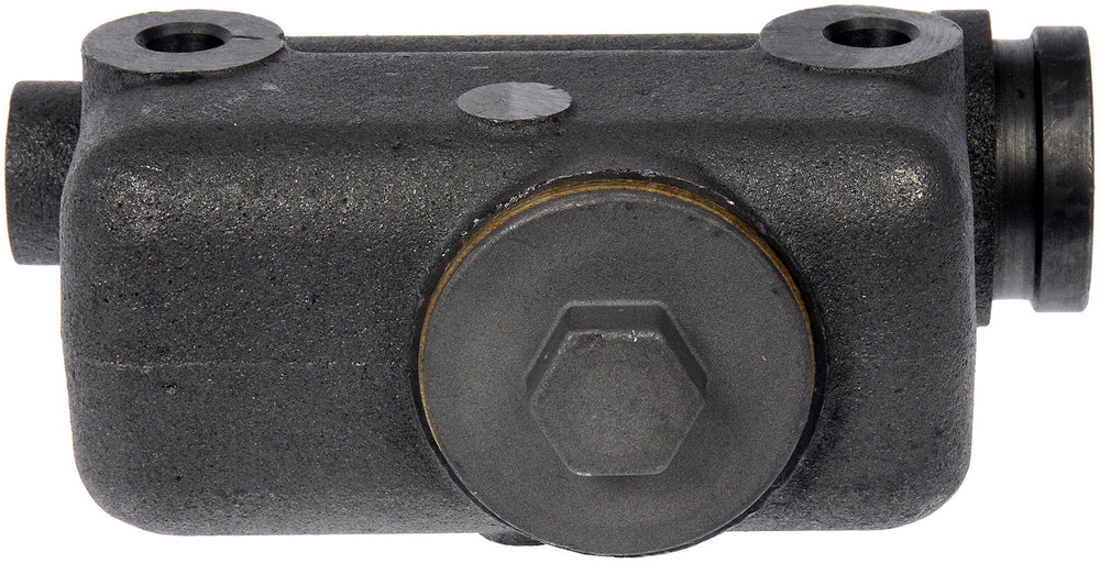 Dorman M2796 brake master cylinder side view demonstrates proper fit and function for select models