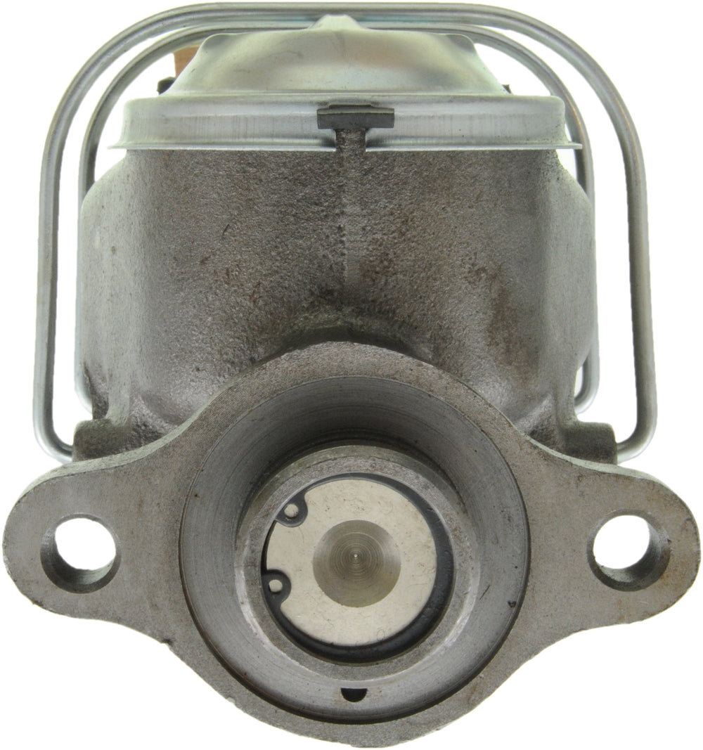 Dorman M39052 brake master cylinder under hood during installation.