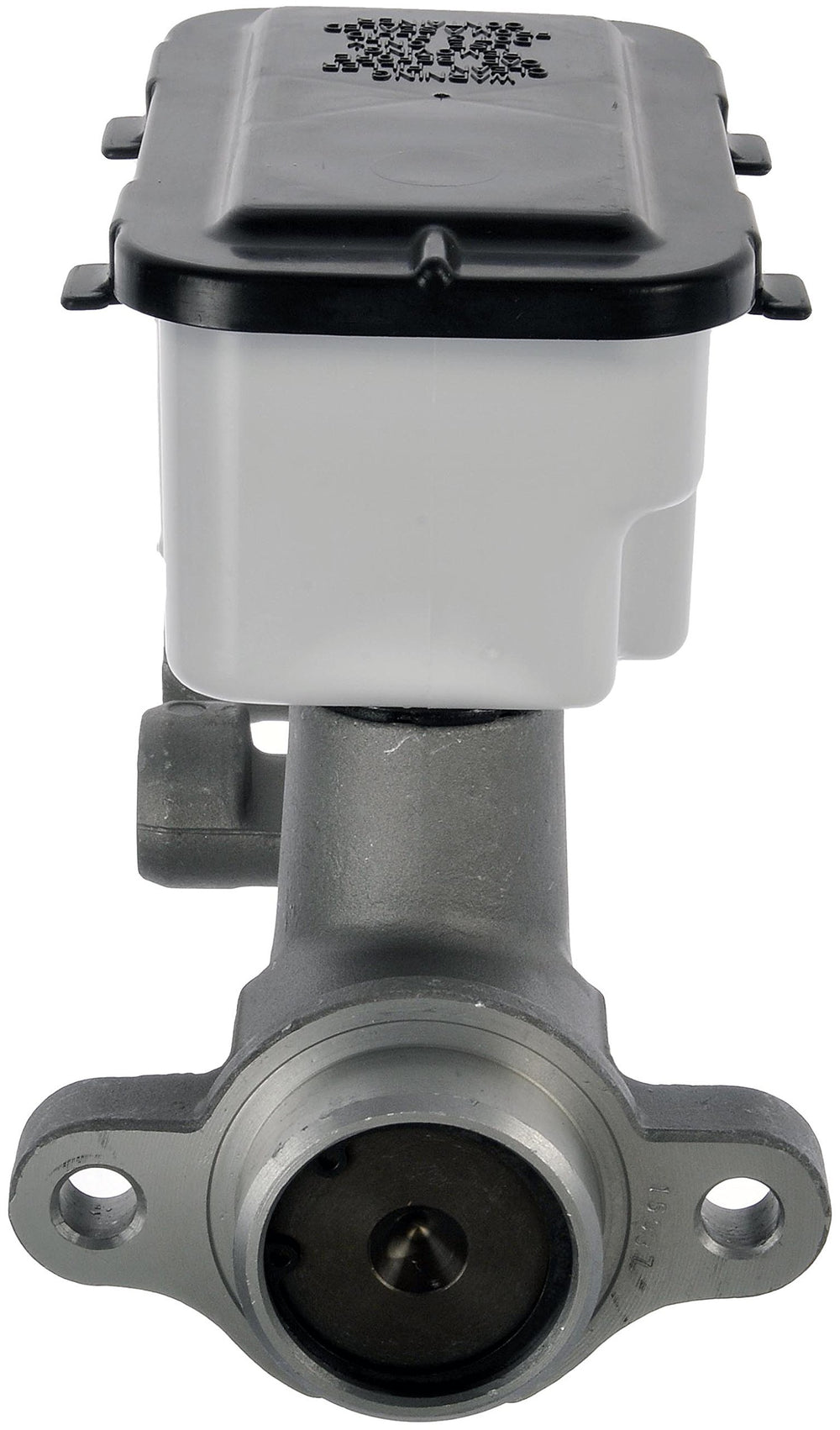 Dorman M39646 brake master cylinder front view with durable aluminum housing