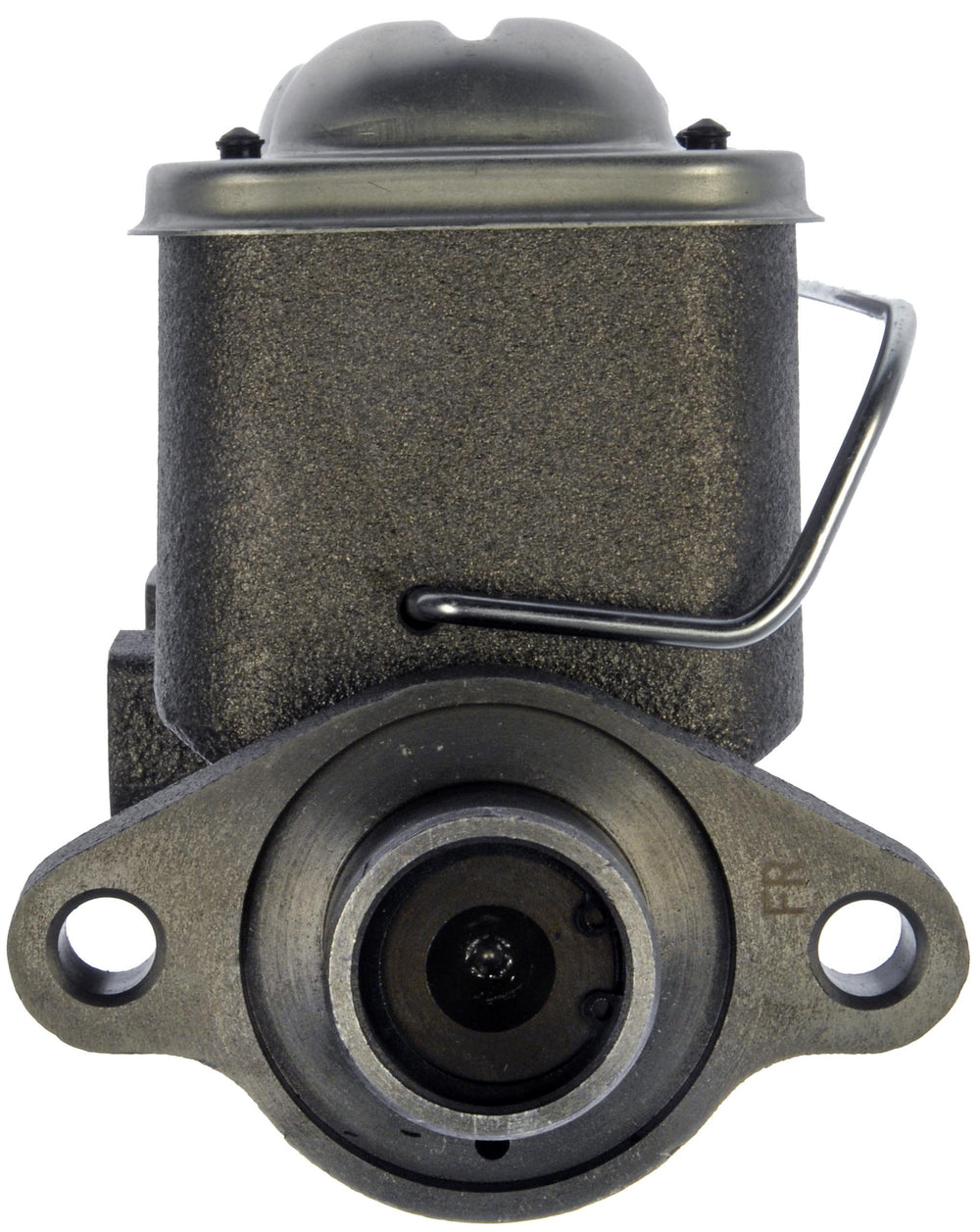 Dorman M76162 brake master cylinder front view showing precise fit for select models