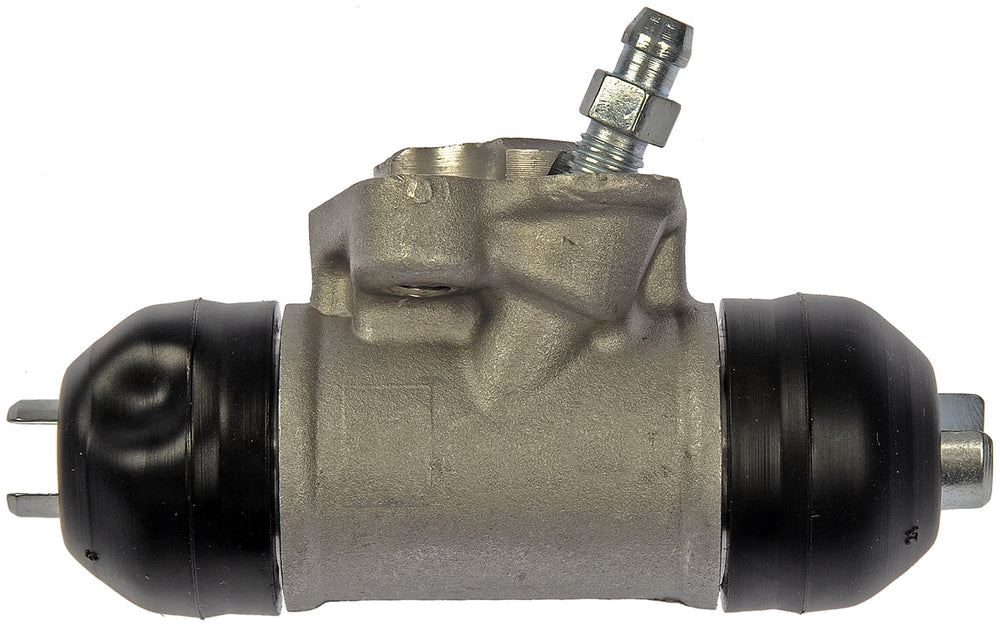 Dorman W610156 aluminum body wheel cylinder close-up highlighting durable construction.