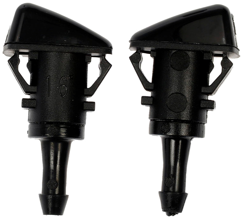 Dorman windshield washer nozzle compatibility guide demonstrates exact factory fit