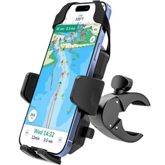 Dosvsi boat phone clamp mount grips securely on rails for navigation
