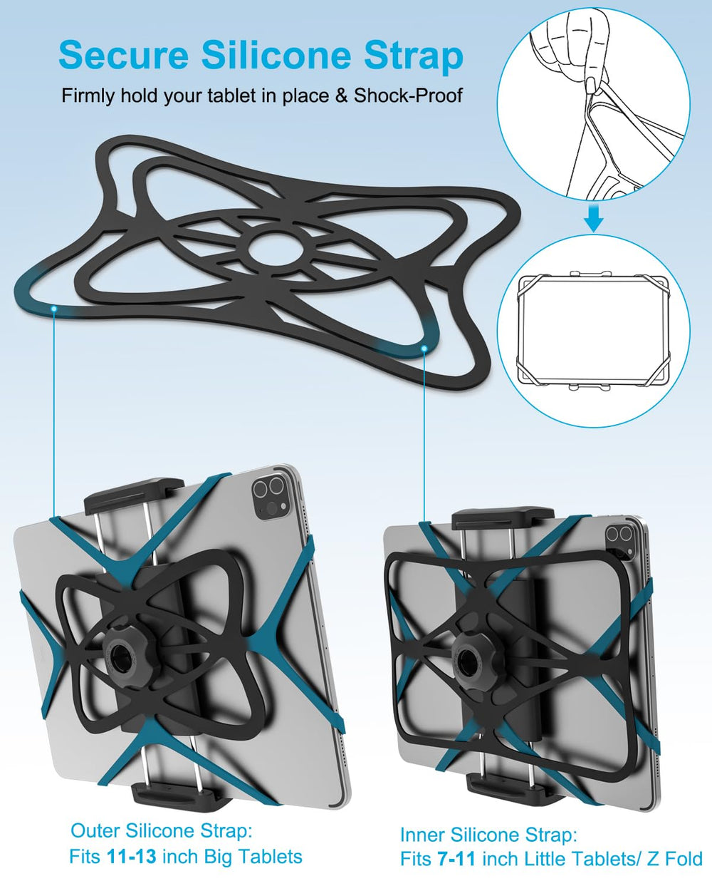 Dosvsi protective pads guard handlebars during rides.