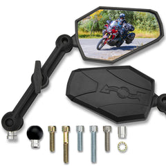 Doubletake Adventure 6 base enables universal compatibility for many motorcycles.
