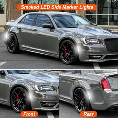 DouMmantn Chrysler 300 package of 4 smoked lens side markers