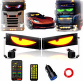 DouMmantn Devil Eyes windshield pair glows vividly for night visibility.