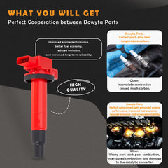 DOWYTA copper wires highlight high-conductivity ignition coils.
