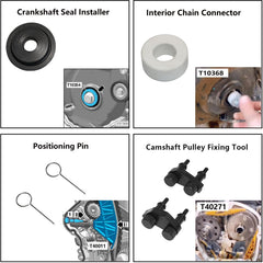 DPTOOL camshaft pulley holding wrench stabilizing pulley during install