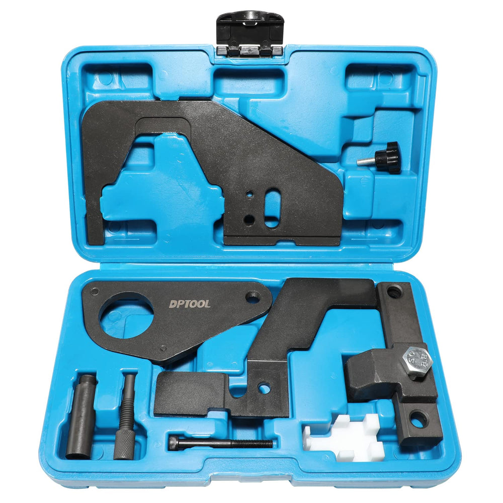 DPTOOL camshaft timing lock set showing camshaft alignment for Ford EcoBoost engines