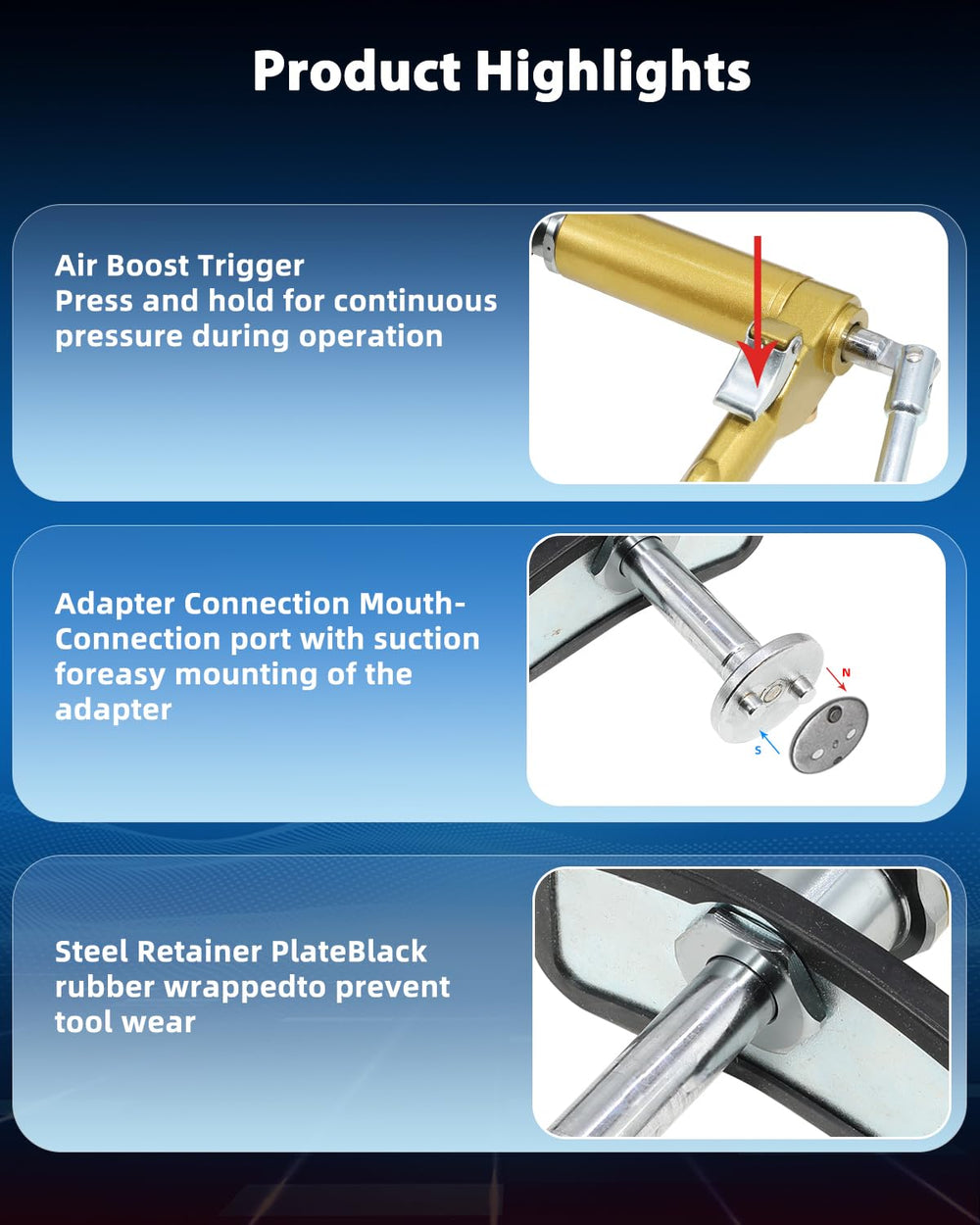 DPTOOL carbon steel construction ensures durability under pressure.
