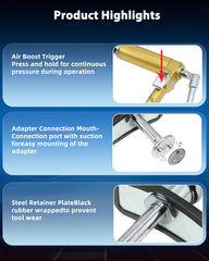 DPTOOL carbon steel construction ensures durability under pressure.