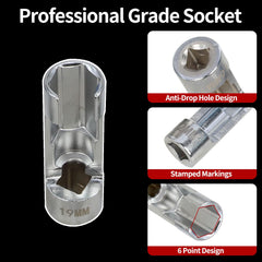 DPTOOL flare nut socket 22mm supports efficient sensor removal in tight spaces.