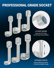 DPTOOL diesel injector line socket 17mm for efficient service