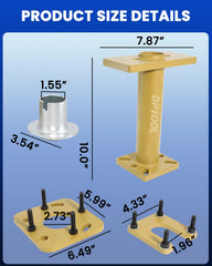 DPTOOL durable steel construction withstands high-pressure removal tasks.