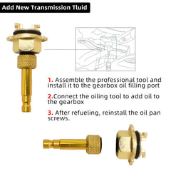 DPTOOL fluid drain tool aiding precise transmission oil removal